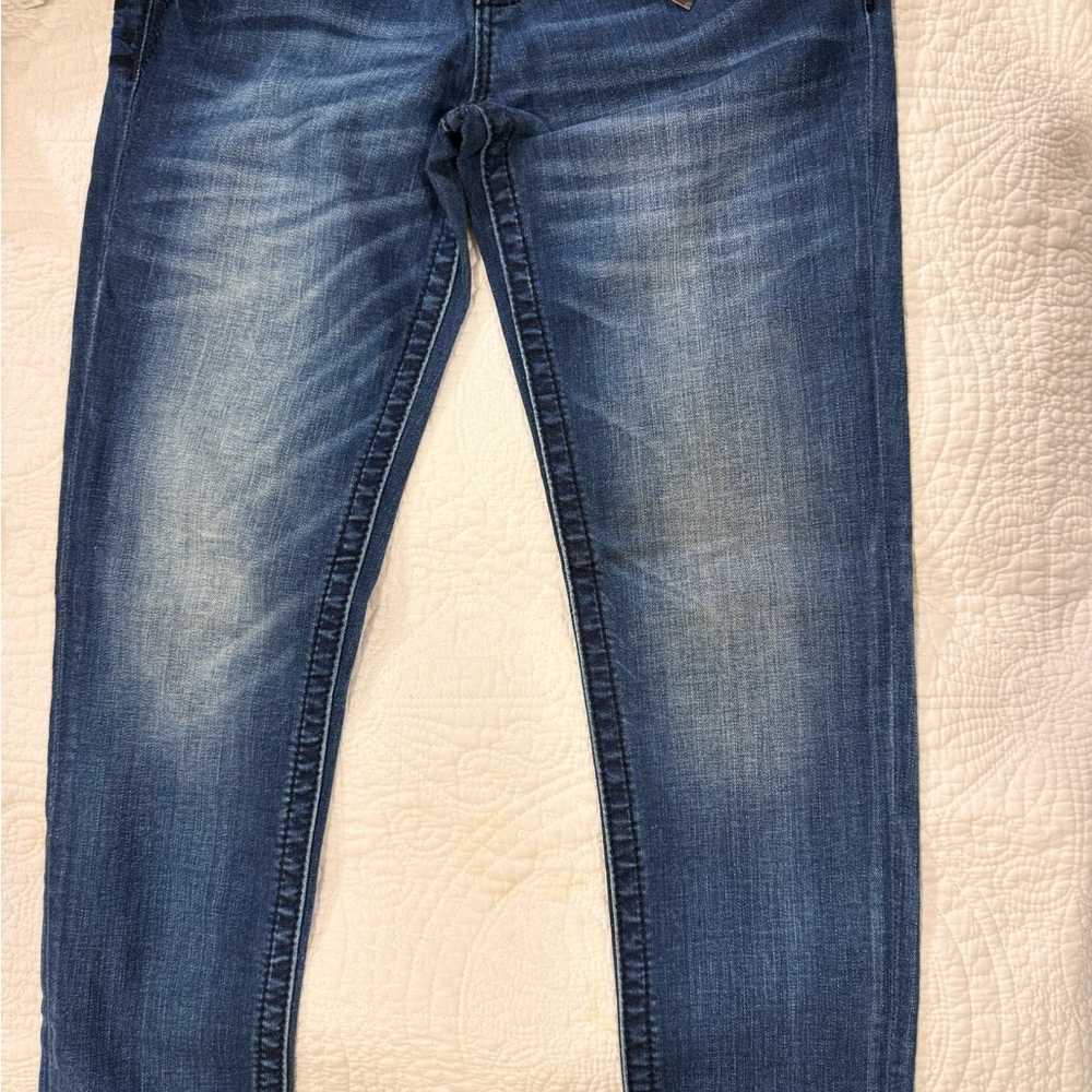 Miss Me Signature Dark Blue Skinny Jeans NWT - Picture 10 of 12